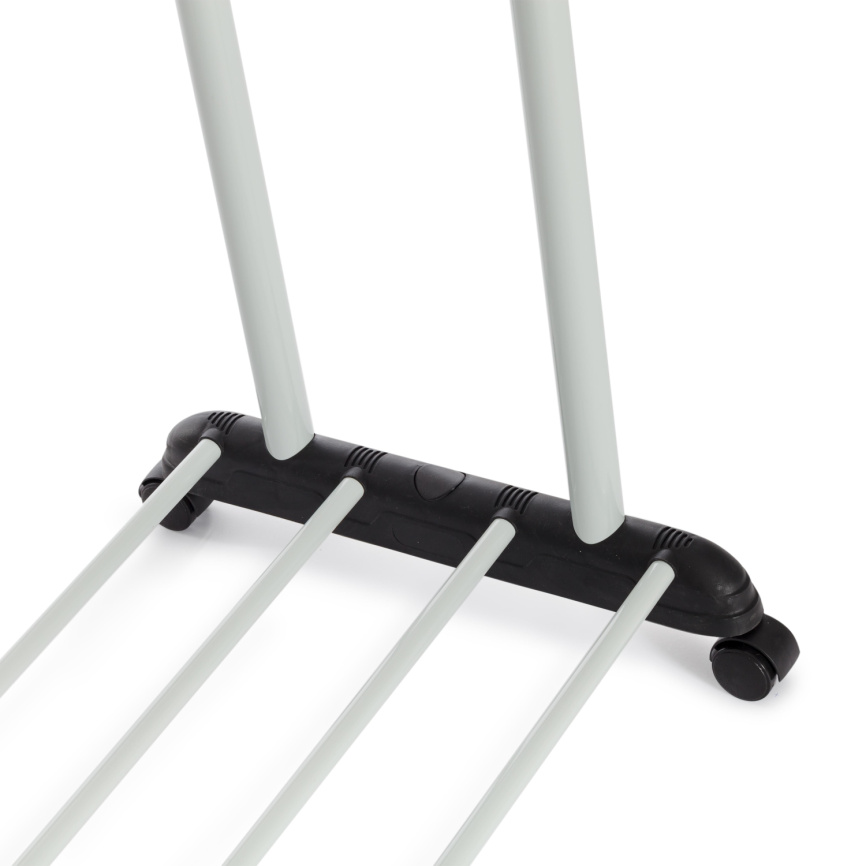 Вешалка Джет/Jet металл, пластик, 86х44х166см, черный/светло-серый/хром фото 7