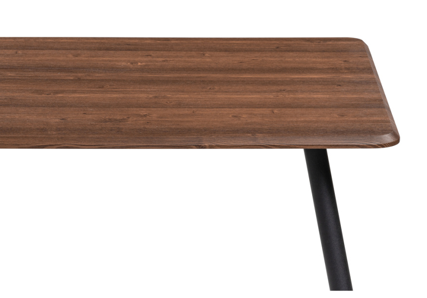 Стол деревянный Кангас 120х80х77 орех кантри / черный фото 4