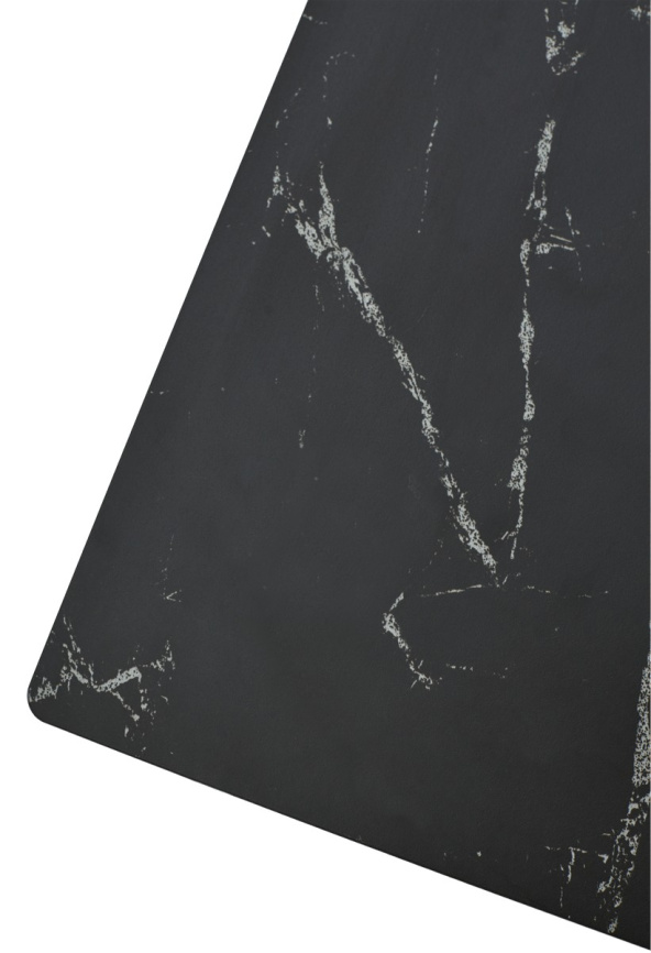 Стол FONDI 180 MARBLES NERO KL-116 Черный мрамор матовый, итальянская керамика/ черн.каркас, ®DISAUR фото 3