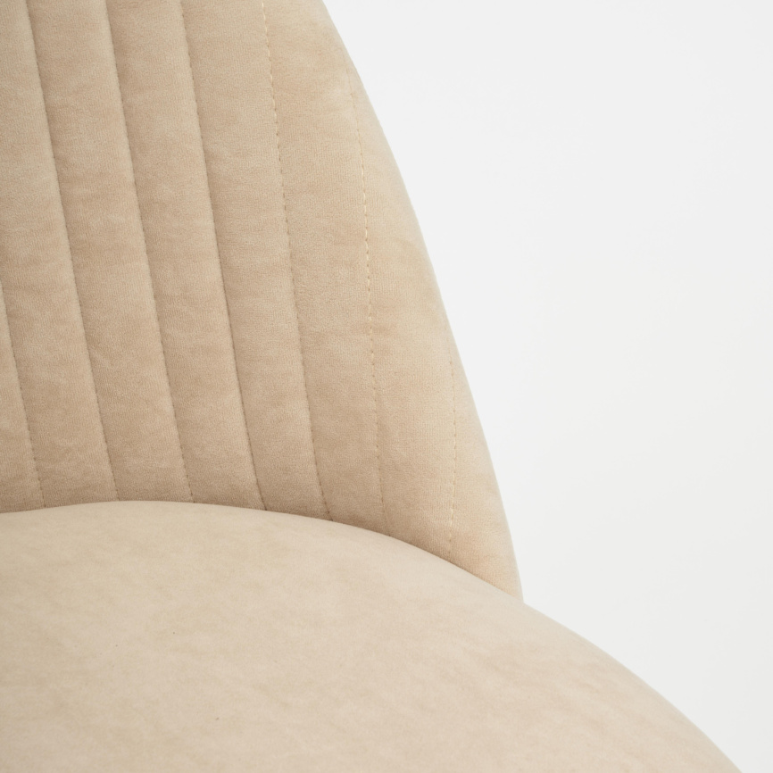 Кресло Мелоди/Melody флок , бежевый, 7 фото 6