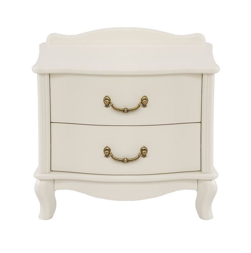 Тумбочка прикроватная "Джульетта" 2 ящ. (молочный дуб ) Вис фото 2