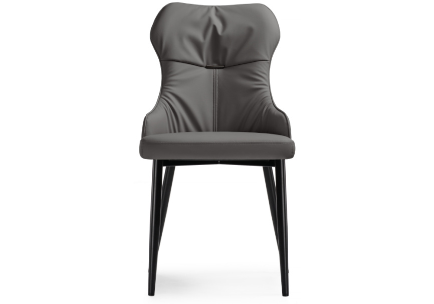 Стул на металлокаркасе Neli gray / black фото 2