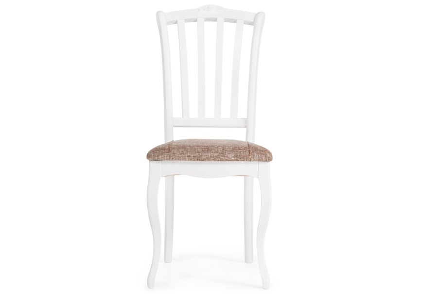 Стул деревянный Виньетта белый / лайн белый люкс фото 2