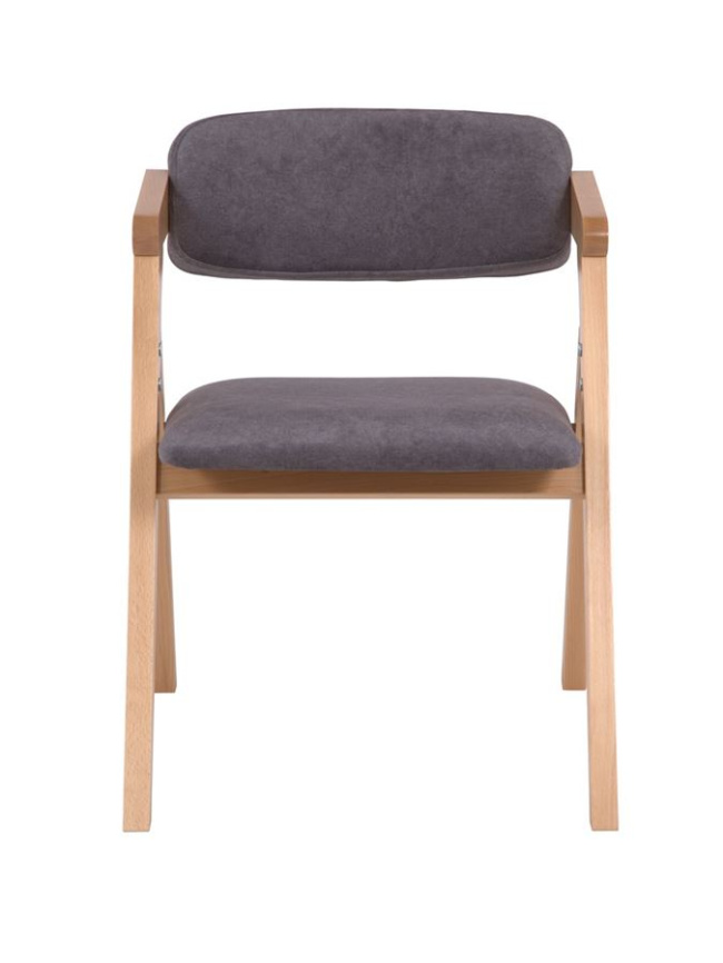 Стул складной Томас (бук/ткань Айсберг грей) фото 6