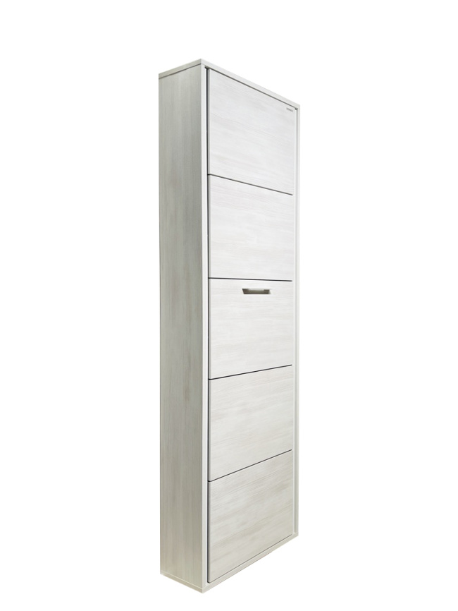 Обувница ЛАЙТ 5 МП (Выбеленное дерево / Выбеленное дерево) фото 1