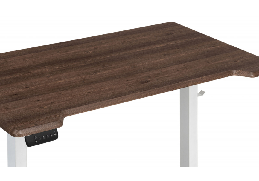 Компьютерный стол Маркос с механизмом подъема 120х75х75 орех кантри / белый фото 7