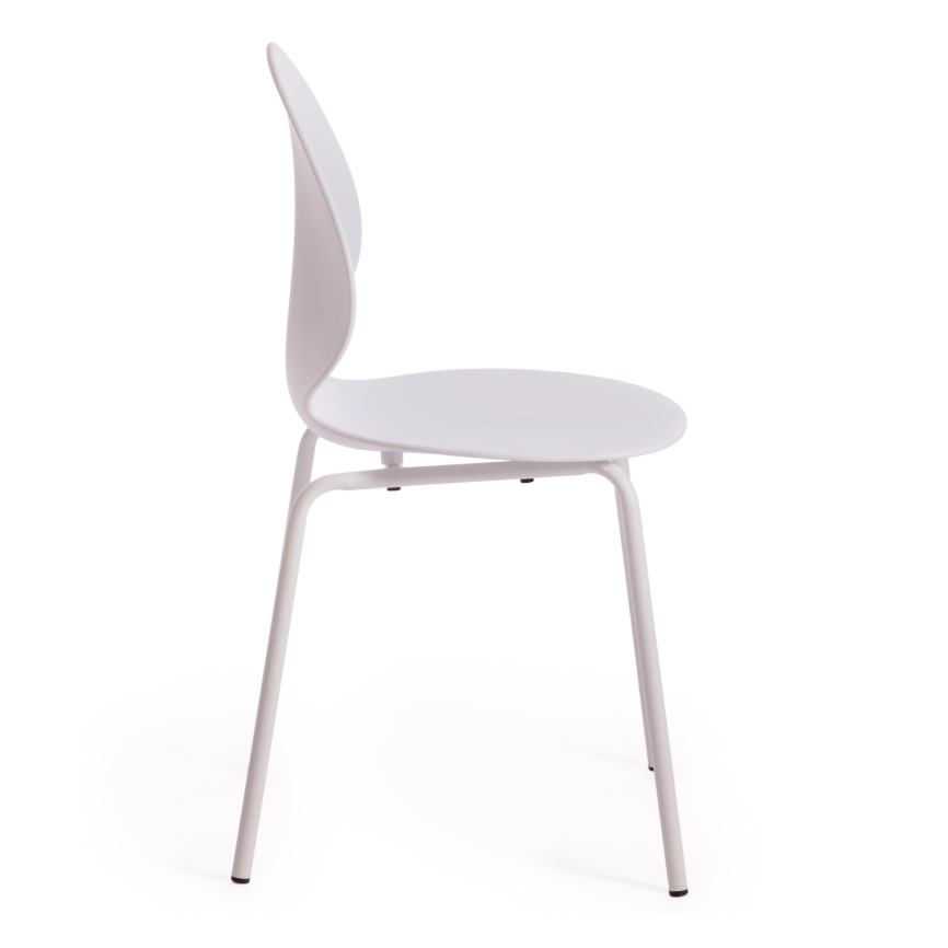 Стул EBAY (mod 03)  металл/пластик, 52x46x83.5, белый фото 2