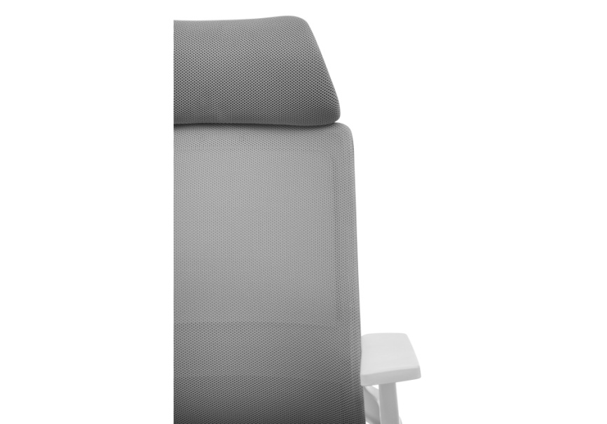 Компьютерное кресло Flok gray / white фото 8