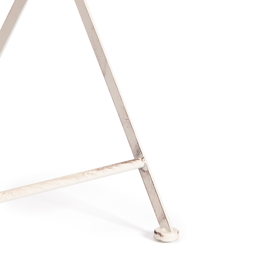 Стол Patio/Патио (PL08-11139) стальной сплав, античный белый, 70х75см фото 8