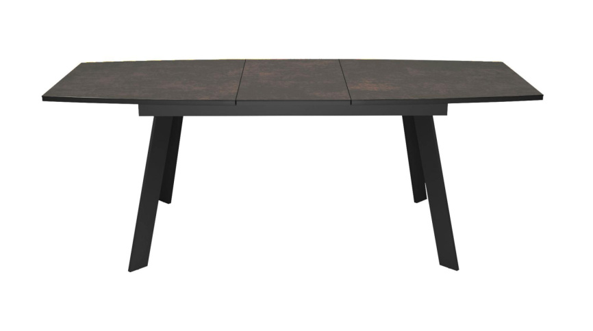 Стол DikLine XL160 Дуб галифакс /опоры черные фото 4