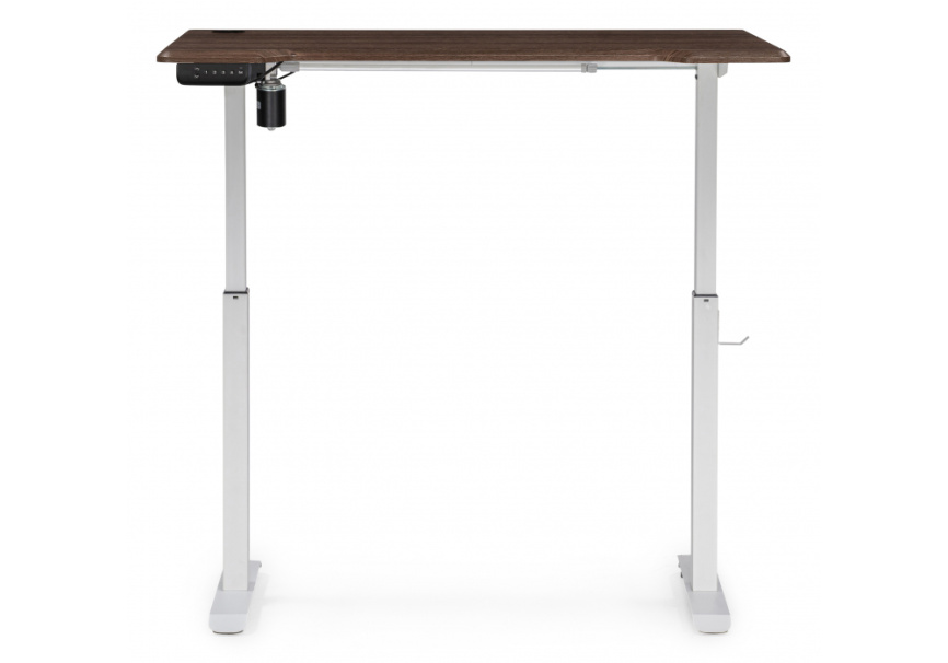 Компьютерный стол Маркос с механизмом подъема 120х75х75 орех кантри / белый фото 4