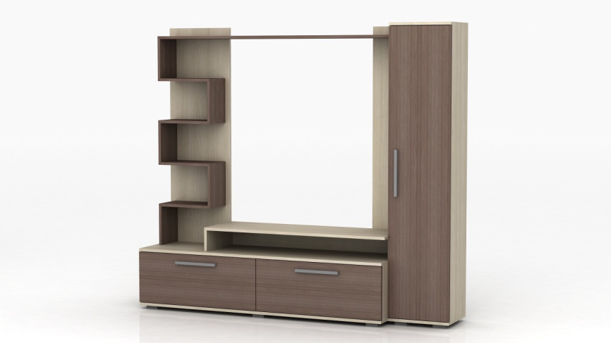 Тумба ТВ-1 шимо светлый/шимо темный фото 1