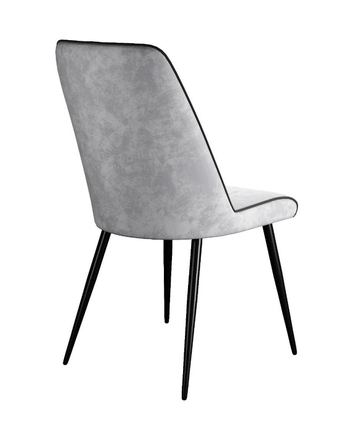 Стул DikLine 325 B22 GREY, ножки черные фото 2