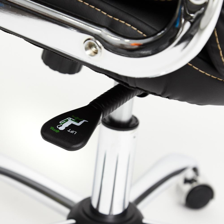 Кресло Софти Люкс/Softy Lux кож/зам, черный, 36-6 фото 15