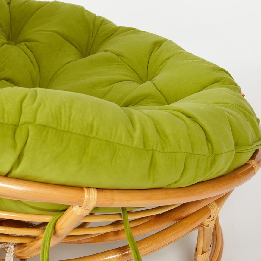 Кресло PAPASAN/ПАПАСАН 23/01 W  /с подушкой/ диаметр подушки 125 см, 115х101х104 см, Honey (мед), фл фото 7