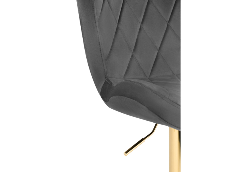 Барный стул Porch dark gray / golden фото 6