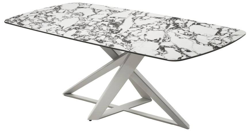 Стол VICENZA 220 BULGARI WHITE, керамика / белый, ®DISAUR фото 12