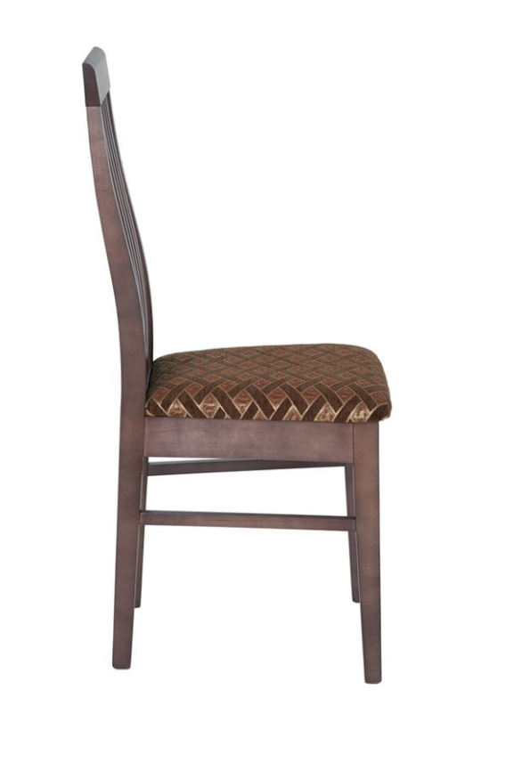 Стул Флёр (тон 317 темно-коричневый/ткань Хасира вишня) фото 3