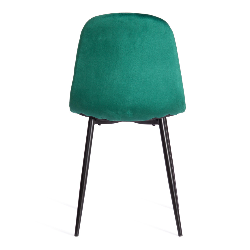 Стул BREEZE (mod. 4724) Велюр/металл , 44 х 53 х 87 см, Emerald (изумрудный) HLR56 / черный фото 4