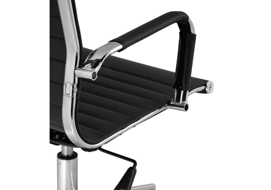 Компьютерное кресло Reus pu black / chrome фото 7