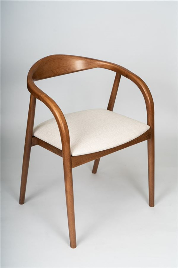 Полукресло венское Diona (светлый орех/ткань Тесла 01) фото 3