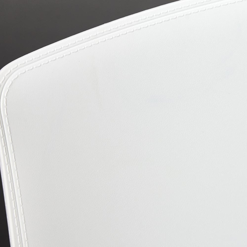 Стул Джениус/Genius (мод. 75) пластик/металл, 46x56x84cм, белый/опоры черные фото 6