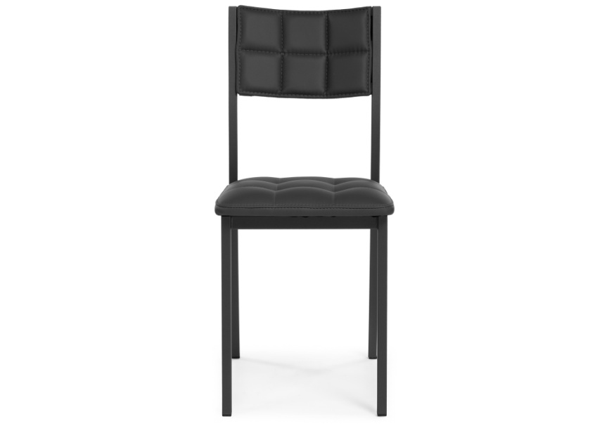 Стул на металлокаркасе Бекал черный / черный матовый фото 2
