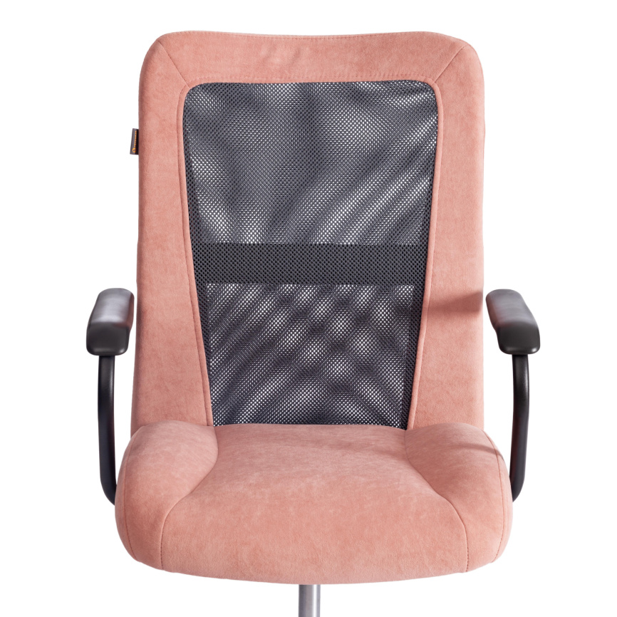 Кресло Стафф/Staff флок/ткань, розовый/серый, 137/W-12 фото 6