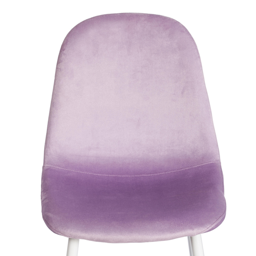 Стул BREEZE (mod. 4724) / 2 шт. в упаковке вельвет/металл, 44 х 53 х 87 см, Light lavander (светло-л фото 8
