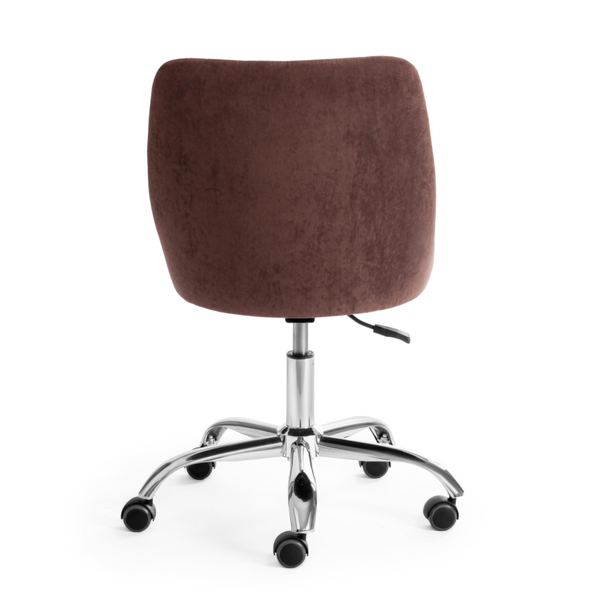 Кресло Сван/Swan флок , коричневый, 6 фото 4