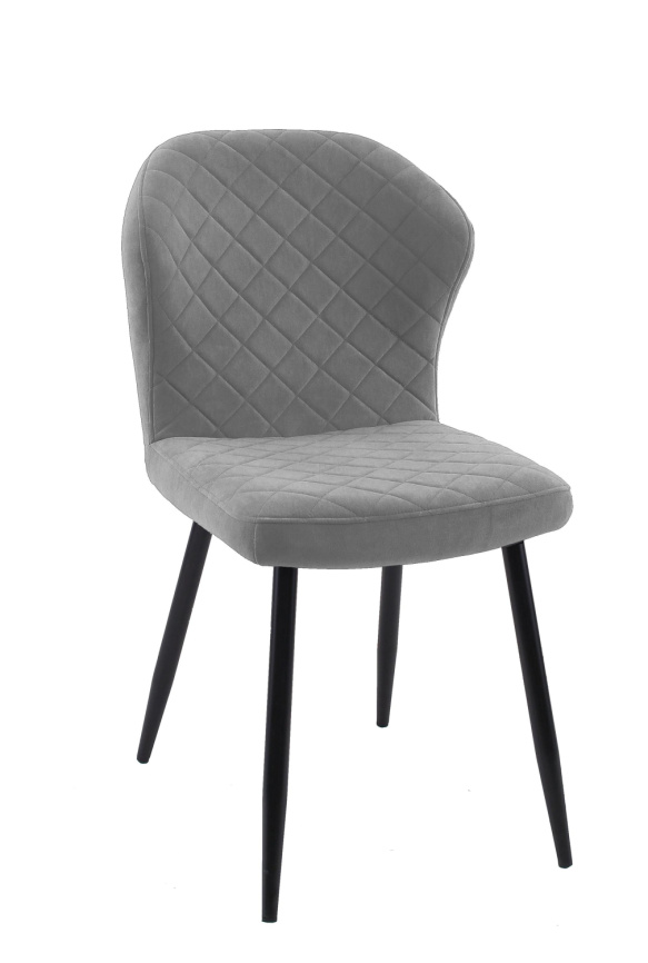 Стул DikLine 239М B22 GREY, ножки черные фото 1