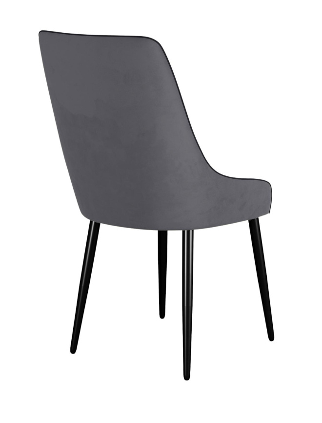 Стул DikLine 305 B28 ANTRACITE, ножки черные фото 2