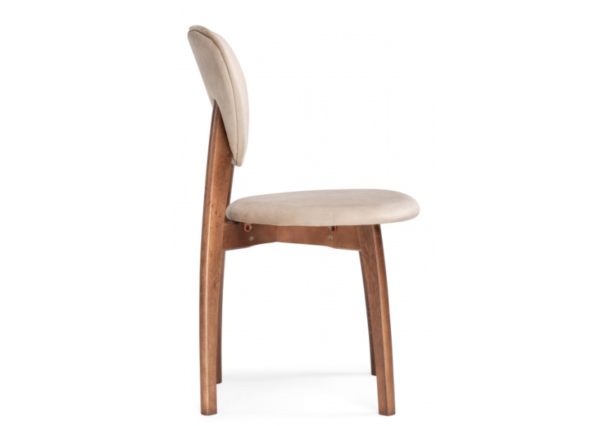 Стул деревянный Вакимо ткань tenerife beige / миланский орех фото 3