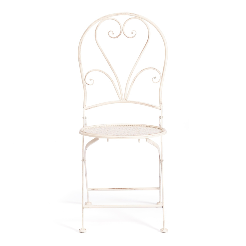 Стул Love Chair (PL08-11140) стальной сплав, античный белый, 40х47,5х94 см фото 8