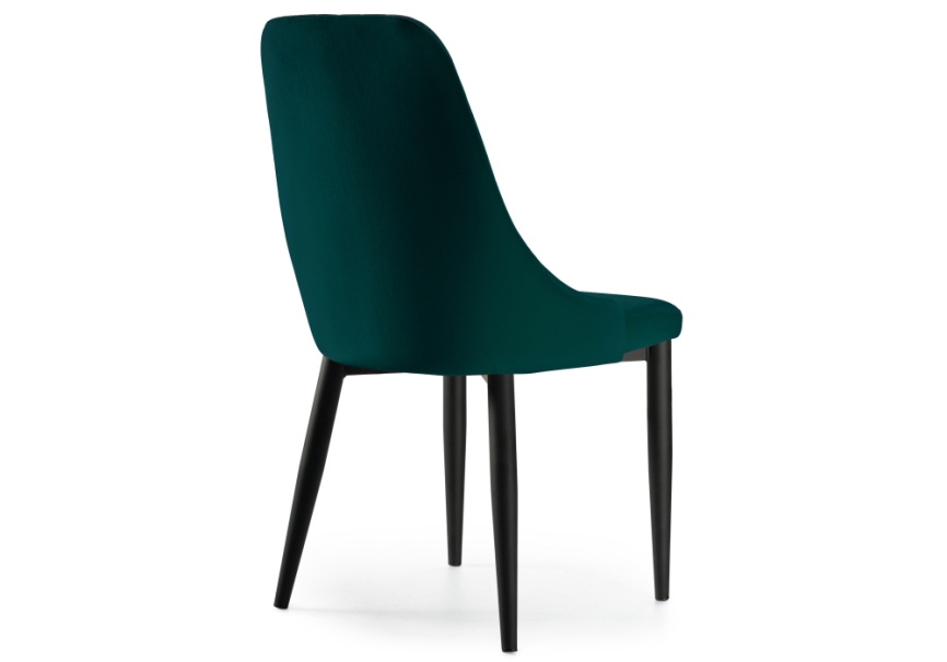 Стул на металлокаркасе Kora green / black фото 4