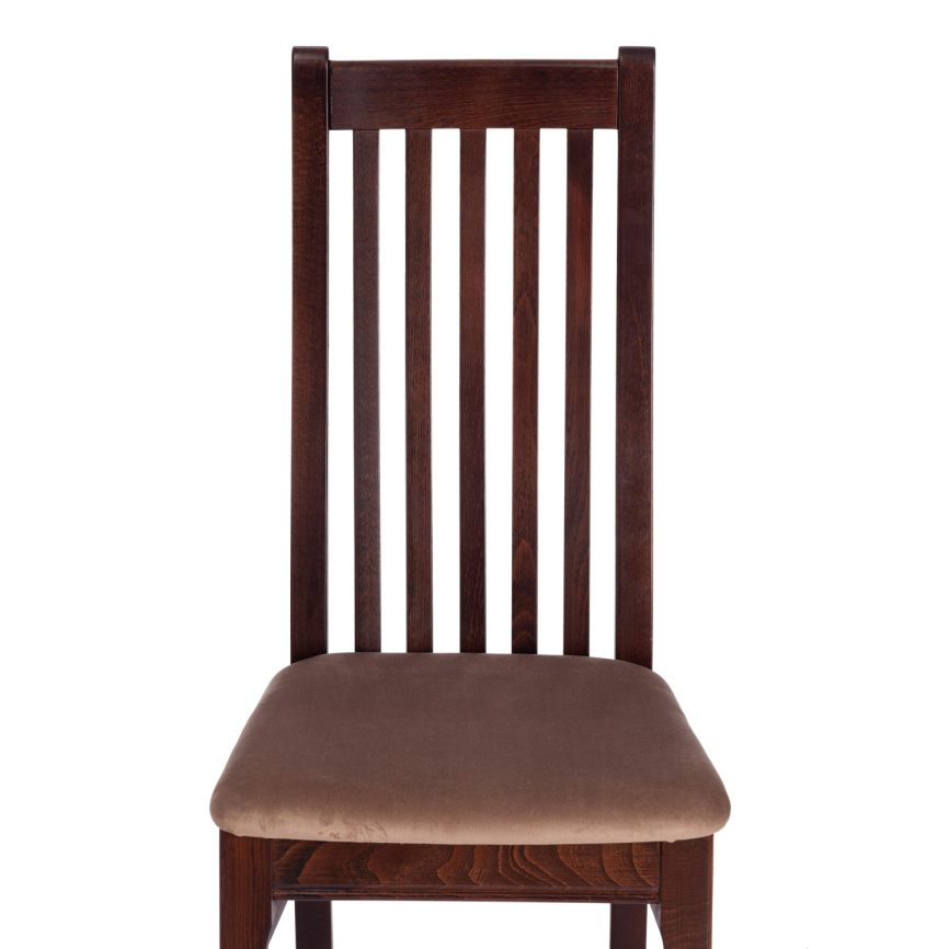 Стул DOLCE мягкое сидение бук, 40х46х100см, Tobacco, велюр, Tenerife mocca фото 6