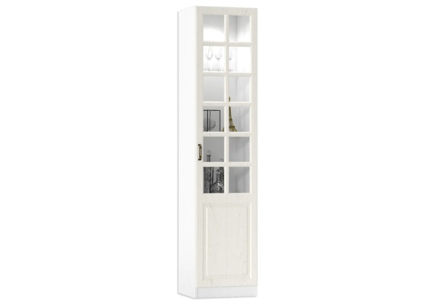 Шкаф Ливерпуль белый / ясень ваниль НМ-1012-100 фото 3