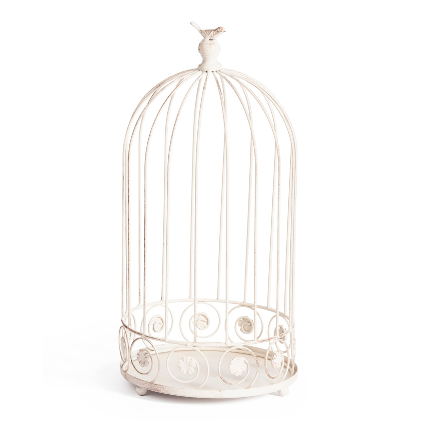 Цветочница Secret de Maison Селл/Cell (мод.PL08-10003) металл, 25х52см/20х45см, античный белый фото 2