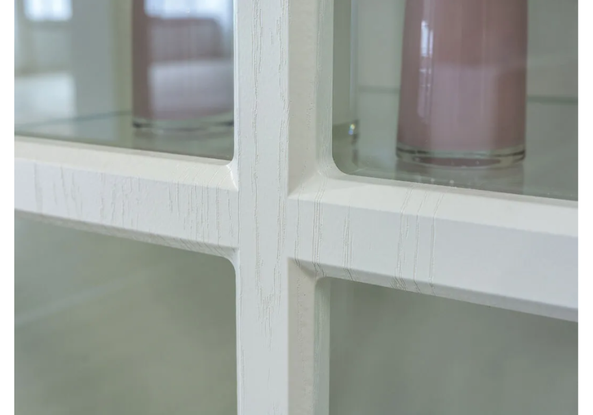 Шкаф Ливерпуль белый / ясень ваниль НМ-1012-100 фото 8