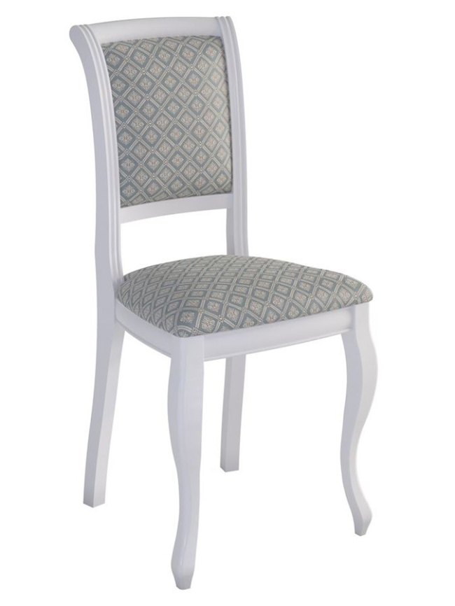 Стул "Дионис" (Белый/ ткань Santa Izumrud) фото 1