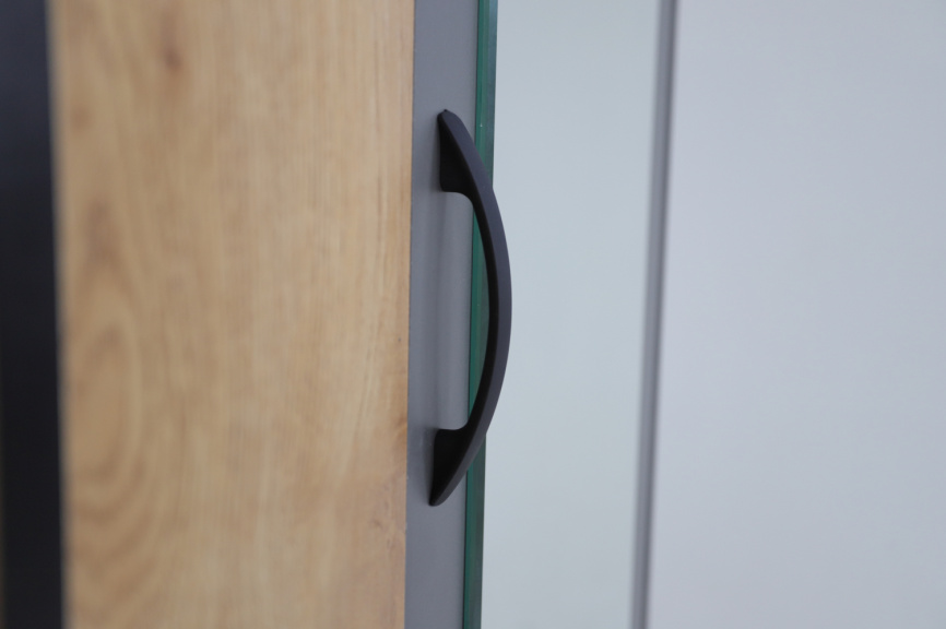 Прихожая Ольга Лофт 4, Дуб крафт золотой/Темно-серый фото 4