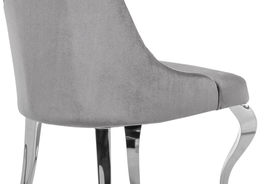 Стул на металлокаркасе Gustav серый фото 8