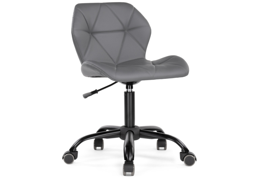 Офисное кресло Вальд экокожа серое фото 1