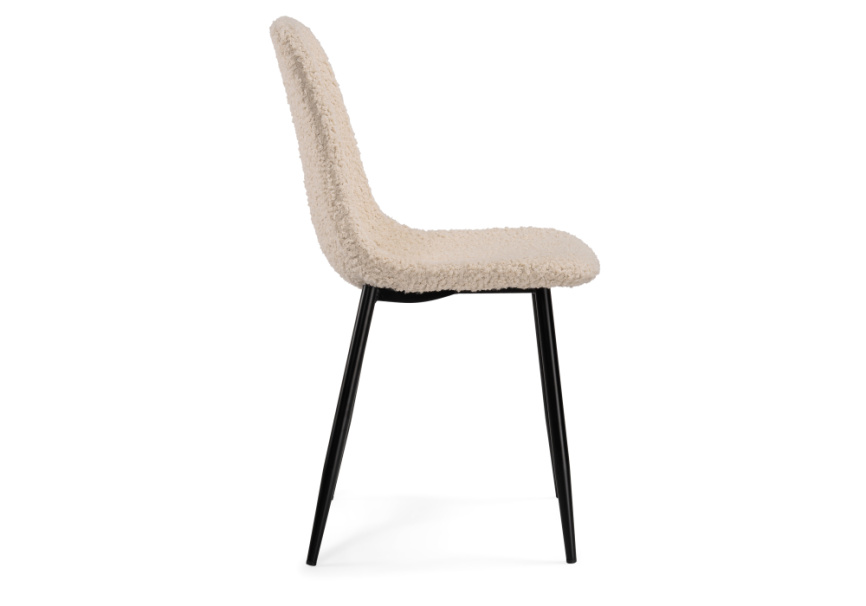 Стул на металлокаркасе Lilu white / black фото 4