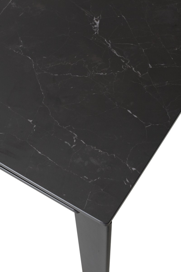 Стол CORNER 120 MATT BLACK MARBLE SOLID CERAMIC / BLACK, ®DISAUR фото 8