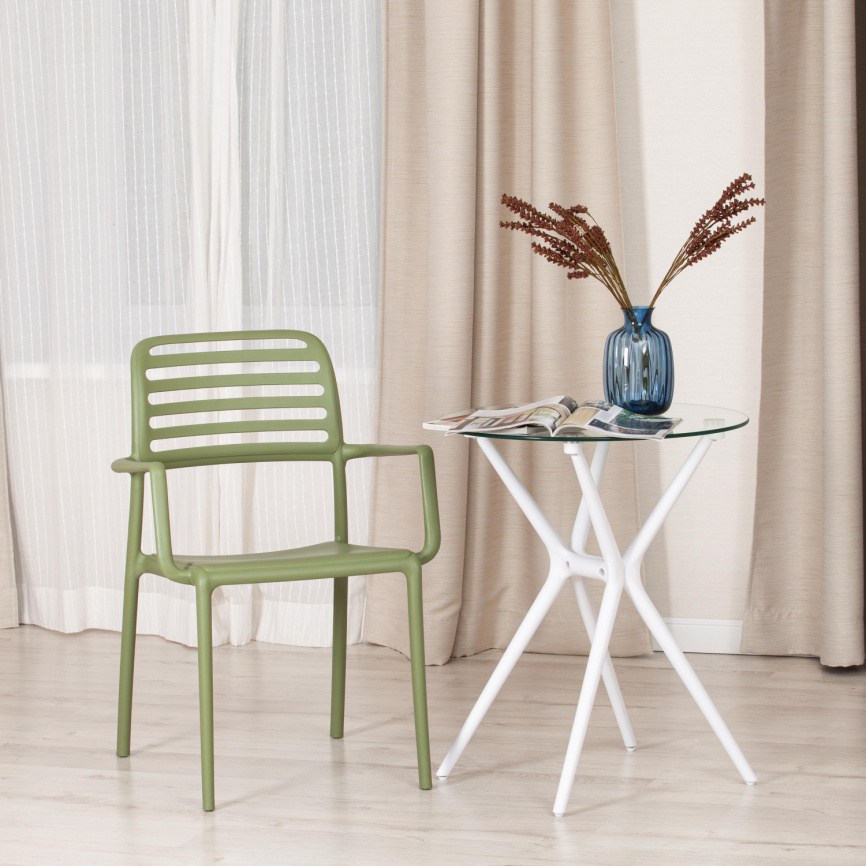 Кресло VALUTTO (mod. 54) / 1 шт. в упаковке пластик, 58 х 57 х 86 см , Pale green (бледно-зеленый) 3 фото 9