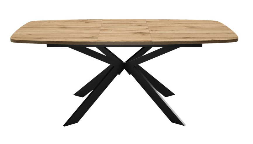 Стол DikLine B140 Дуб Галифакс (ЛДСП EGGER)/опоры черные фото 6