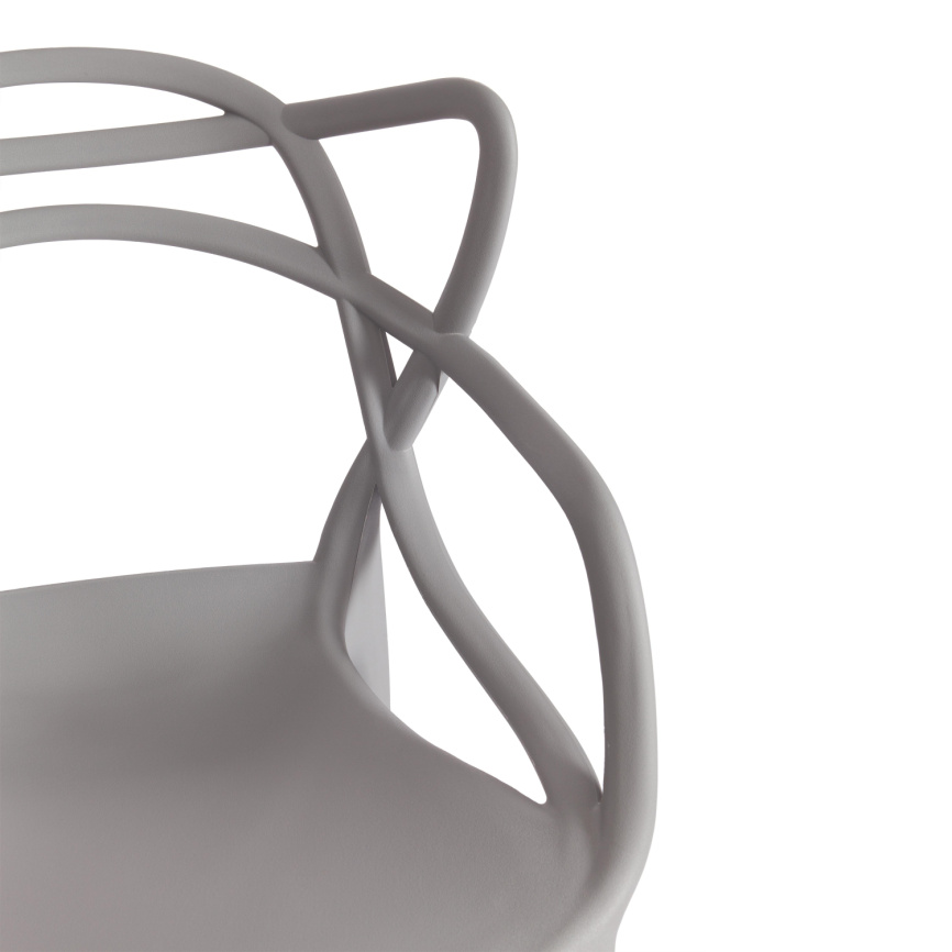 Стул Кет Чаир/Cat Chair (мод.028) пластик, 53х59х82,5см, темно-серый фото 3
