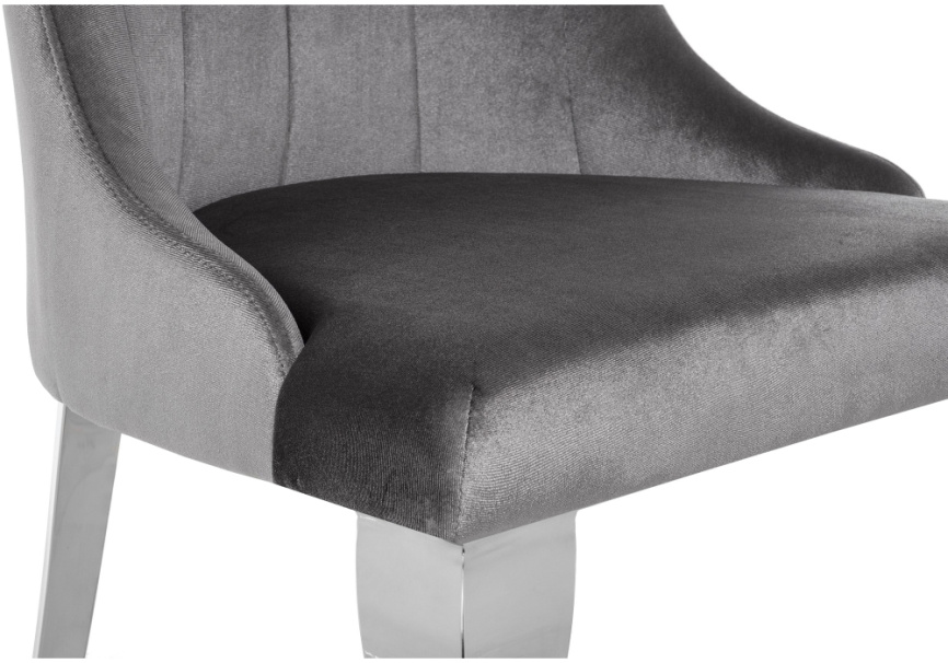 Стул на металлокаркасе Gustav серый фото 9