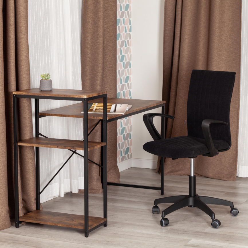 Кресло Спарк/Spark флок , черный, 35 фото 11